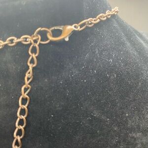 Bohemian Vintage Handmade Tri-Color Necklace & Earrings Set Mixed Metals